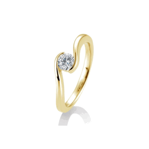 SOFIA DIAMONDS prsteň zo žltého zlata s diamantom 0,40 ct BE41/85945-Y
