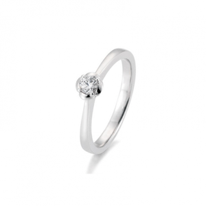 SOFIA DIAMONDS prsteň z bieleho zlata s diamantom 0,15 ct BE41/05952-W