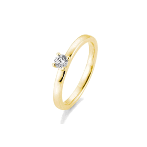 SOFIA DIAMONDS prsteň zo žltého zlata s diamantom 0,20 ct BE41/05992-Y