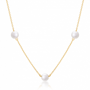 SOFIA zlatý náhrdelník s perlami NB4-SOFN0011
