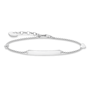 THOMAS SABO strieborný náramok Heart with infinity silver A1976-051-14-L19V