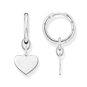 THOMAS SABO strieborné náušnice Heart silver CR676-001-21