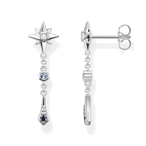 THOMAS SABO náušnice Royalty star stones silver H2209-945-7