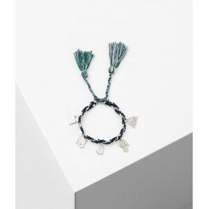 Šperk Karl Lagerfeld K/Woven Charms Bracelet Modrá None