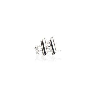 Šperky Karl Lagerfeld K/Monogram Ring Šedá S