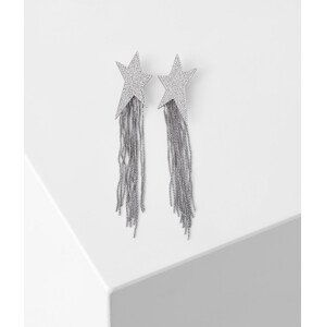 Náušnice Karl Lagerfeld K/Dazzle Shooting Star Earring Šedá None