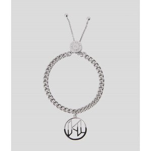 Náramok Karl Lagerfeld K/Monogram Dip Bracelet Šedá None