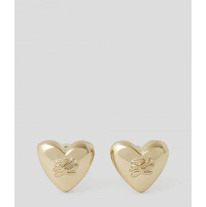 Náušnice Karl Lagerfeld K/Heart Studs Žltá None