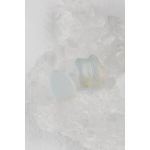 Kamenný plug opálové kvapka Veľkosť: 12 mm