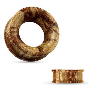 Drevený tunel Root drevo konkávne Veľkosť: 8 mm