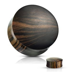 Plug vzorované ebenové drevo Veľkosť: 22 mm
