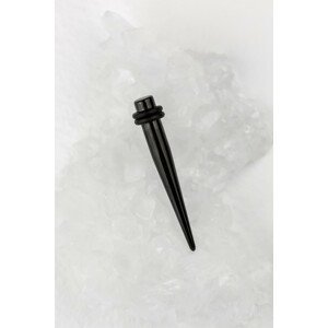 Rovný oceľový expander s gumičkami - čierny Veľkosť: 6 mm