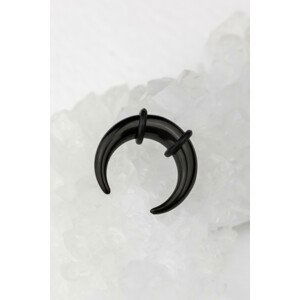 Oceľový expander čierna podkova s gumičkami Veľkosť: 4 mm