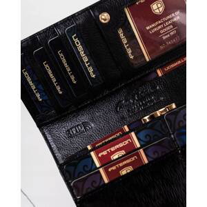 Dámska kožená peňaženka PTN 42122-SH BLACK