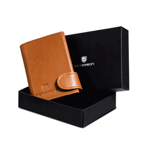Dámska kožená peňaženka s držiakom na karty - Peterson