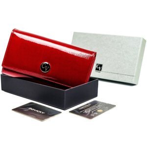 Lakovaná dámska peňaženka na karty - Cavaldi