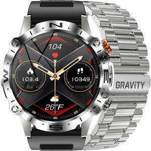 Pánske smartwatch GRAVITY GT20-2 - AMOLED, (sg024b)