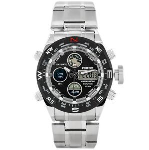 Pánske hodinky PERFECT ZEUS - A890 (zp257a) - silver skl.1