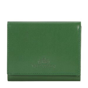 Dámska peňaženka z hladkej kože, obojstranná, so zapínaním na patent 14-1-066-L0