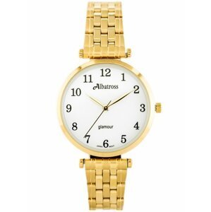 Dámske hodinky  ALBATROSS Glamour ABBB97 (za537b) gold/white