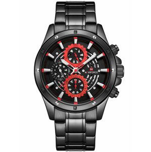 Pánske hodinky NAVIFORCE - NF9149 (zn090b) black / red