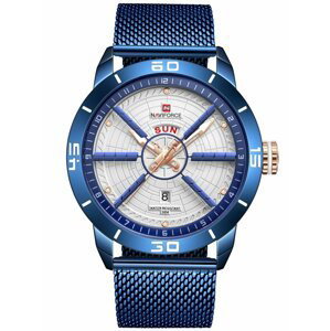 Pánske hodinky NAVIFORCE - NF9155 (zn092d) blue/silver