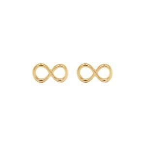 Zlaté náušnice Lilou Infinity