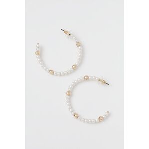 Náušnice Dkny PE 40MM PEARL HOOP 04G00569