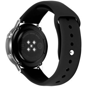 4wrist Silikónový remienok na Samsung Galaxy Watch – Black 20 mm