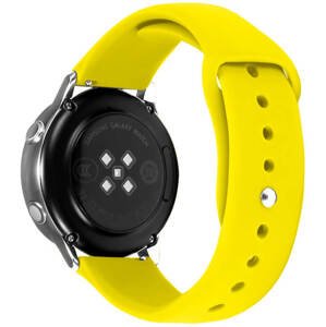 4wrist Silikónový remienok na Samsung Galaxy Watch – Yellow 20 mm