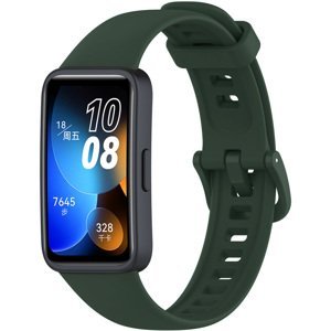 4wrist Silikonový řemínek pro Huawei Watch Band 8 - Green