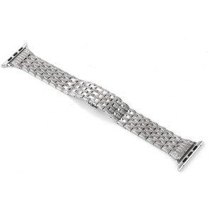 4wrist Ocelový tah pro Apple Watch 42/44/45/49 mm - Silver