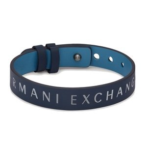 Armani Exchange Štýlový pánsky kožený náramok AXG0106040