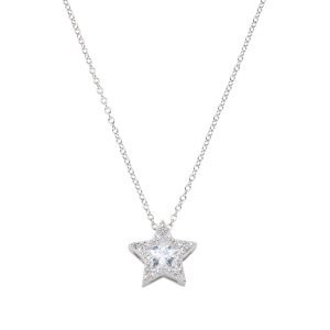 Amen Krásny strieborný náhrdelník s hviezdou Cuddles Luxury CLPSTBBBZ
