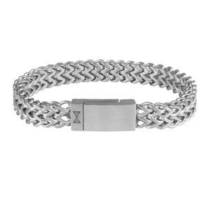 AZE Jewels Štýlový oceľový náramok Double V Inox Ferro AZ-BM003-A 19,5 cm - M