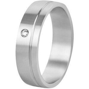 Beneto Dámsky prsteň z ocele s Krystel SPD06 57 mm