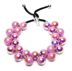 Ballsmania Originálne dúhový náhrdelník C206SUP-CAN Candy