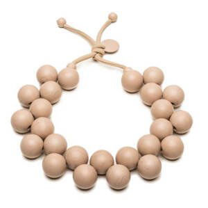 Ballsmania Originálne béžový náhrdelník Bioballs Beige C206-0002 BE