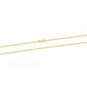 Beneto Exclusive Pôvabný zlatú retiazku Lambáda AUS0006-G 42 cm