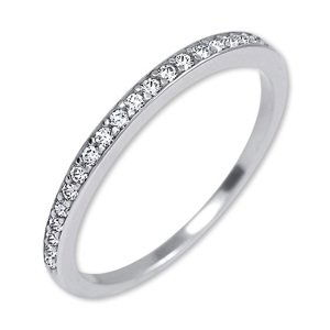 Brilio Silver Trblietavý strieborný prsteň s kryštálmi 745 426 001 00545 04 51 mm