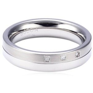 Boccia Titanium Titánový snubný prsteň s diamantmi 0129-03 48 mm