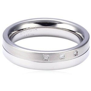 Boccia Titanium Titánový snubný prsteň s diamantmi 0129-03 57 mm