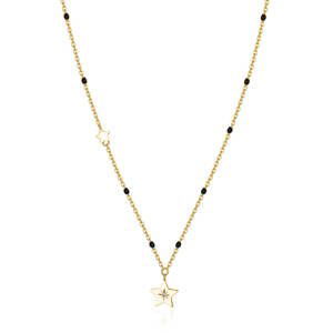 Brosway Pozlátený náhrdelník s hviezdou Chant BAH38