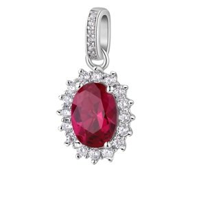 Brosway Elegantný strieborný prívesok Fancy Passion Ruby FPR13