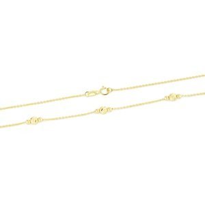 Beneto Exclusive Elegantná zlatá retiazka s guličkami Anker AUS0005