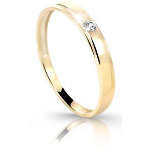 Cutie Diamonds Prsteň zo žltého zlata s briliantom DZ6707-1617-00-X-1 54 mm