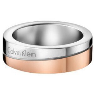 Calvin Klein Bicolor prsteň Hook Thin KJ06PR20010 50 mm