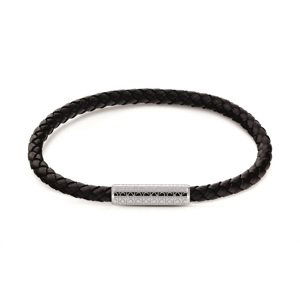 Calvin Klein Moderný kožený náramok Braided 35000101