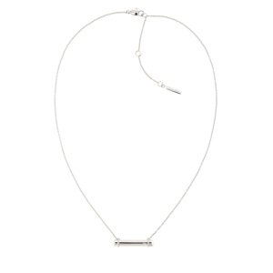 Calvin Klein Elegantný oceľový náhrdelník Elongated Linear 35000013