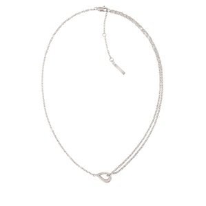 Calvin Klein Elegantný oceľový náhrdelník Sculptured Drops 35000080